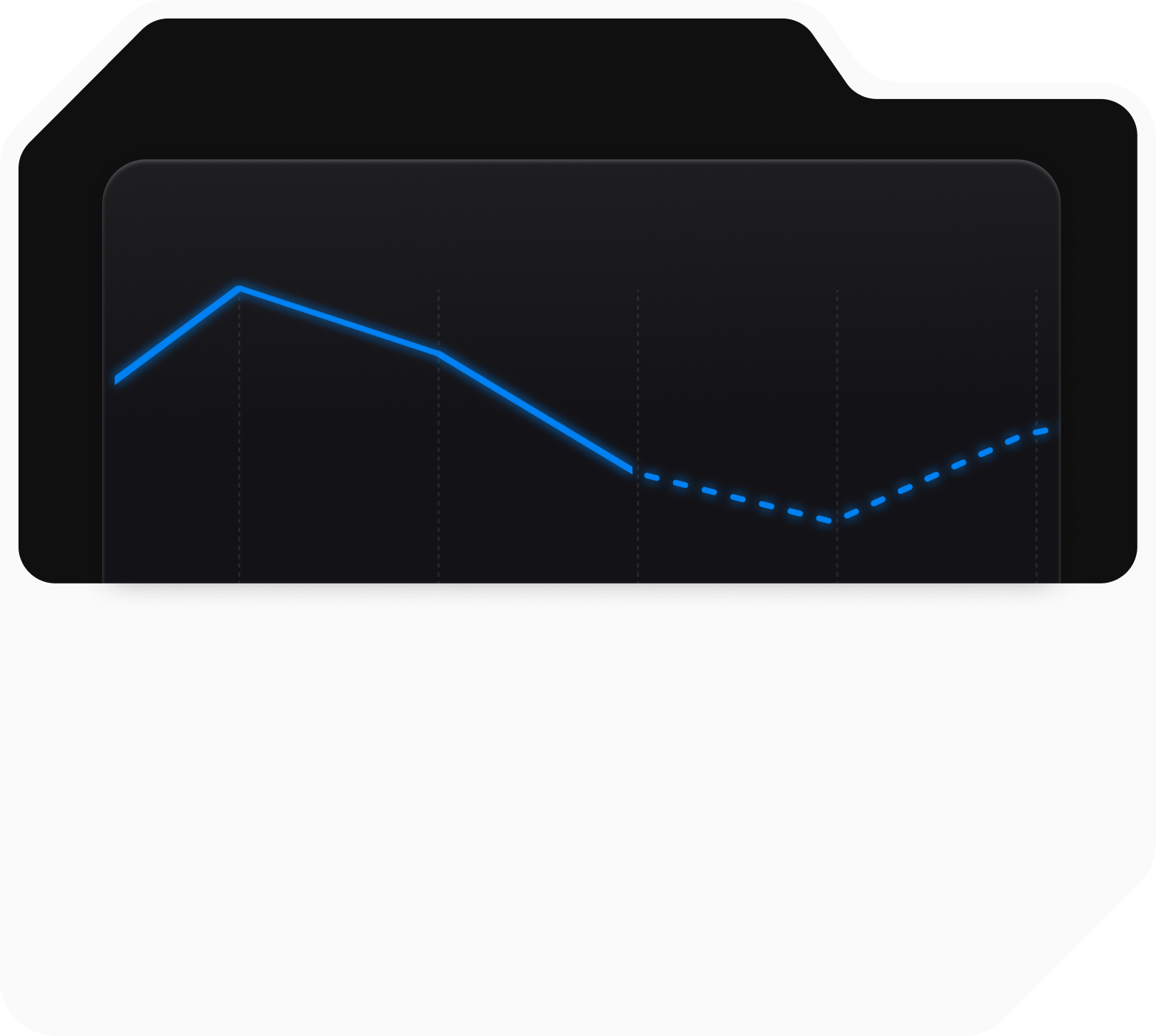 Business growth and scalability chart illustration